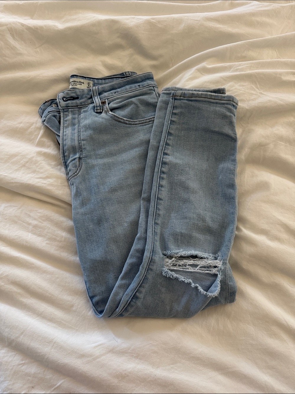 Abercrombie The Super Skinny Ankle High Rise Size 27XS/4XS - Curve Love